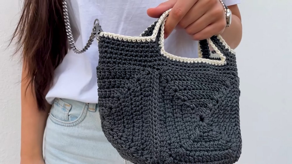 Crochet Granny Square Bag