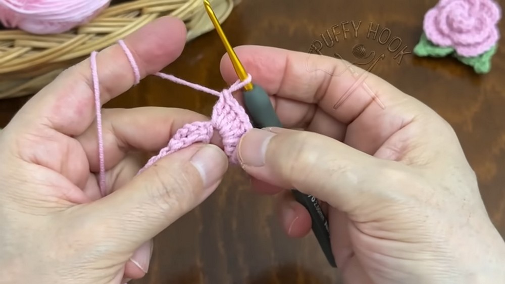 Crochet Flowers Hair Clips
