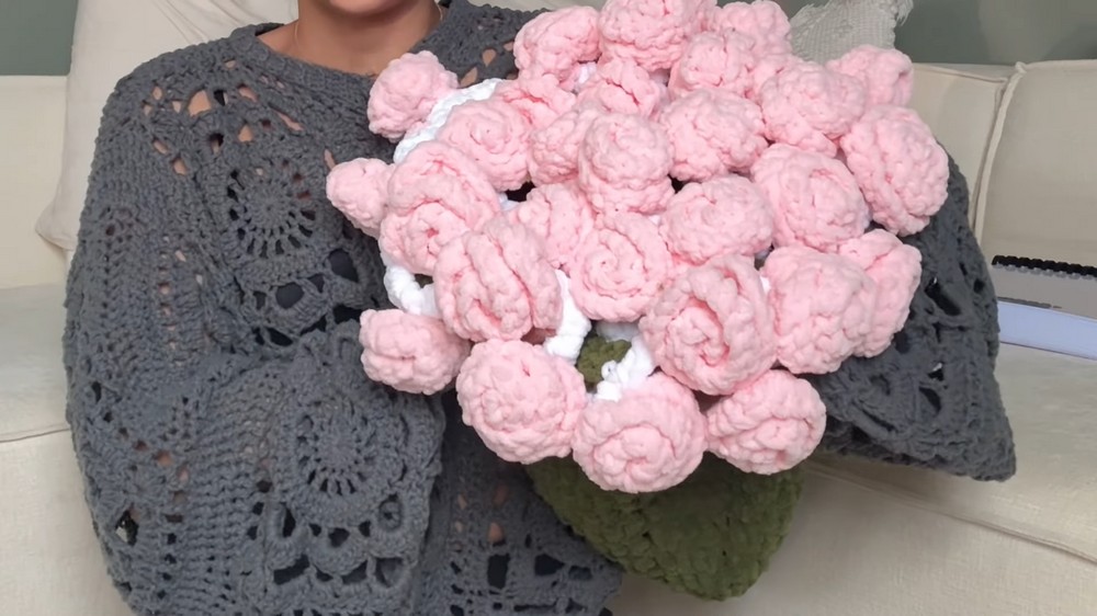 Crochet Bouquet Blanket