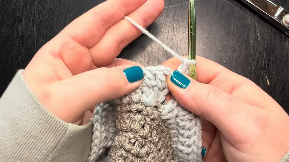 Crochet Polka Dot Granny Square