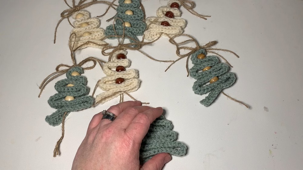 Crochet Rustic Christmas Tree