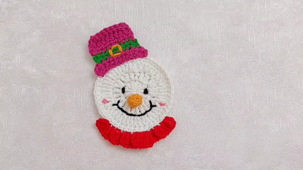 Crochet Sweet Snowman