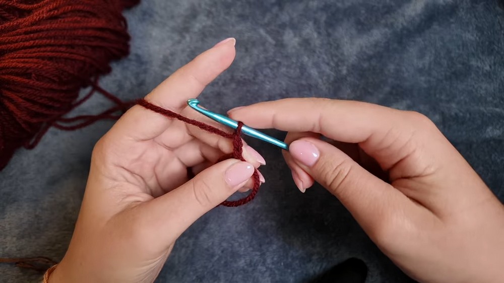 Crochet Heart Granny Square