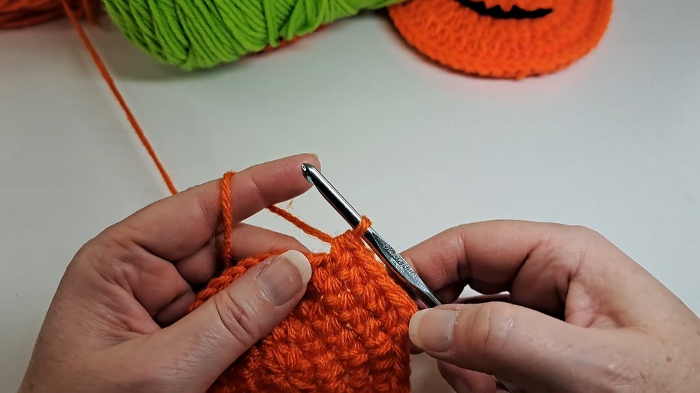 Crochet Pumpkin Treat Bag