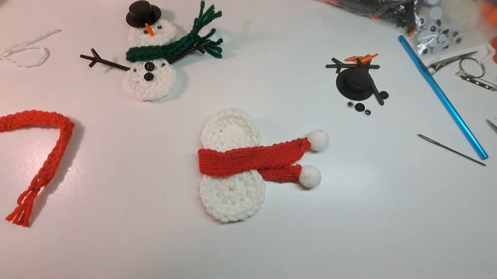 Crochet Simple Snowman