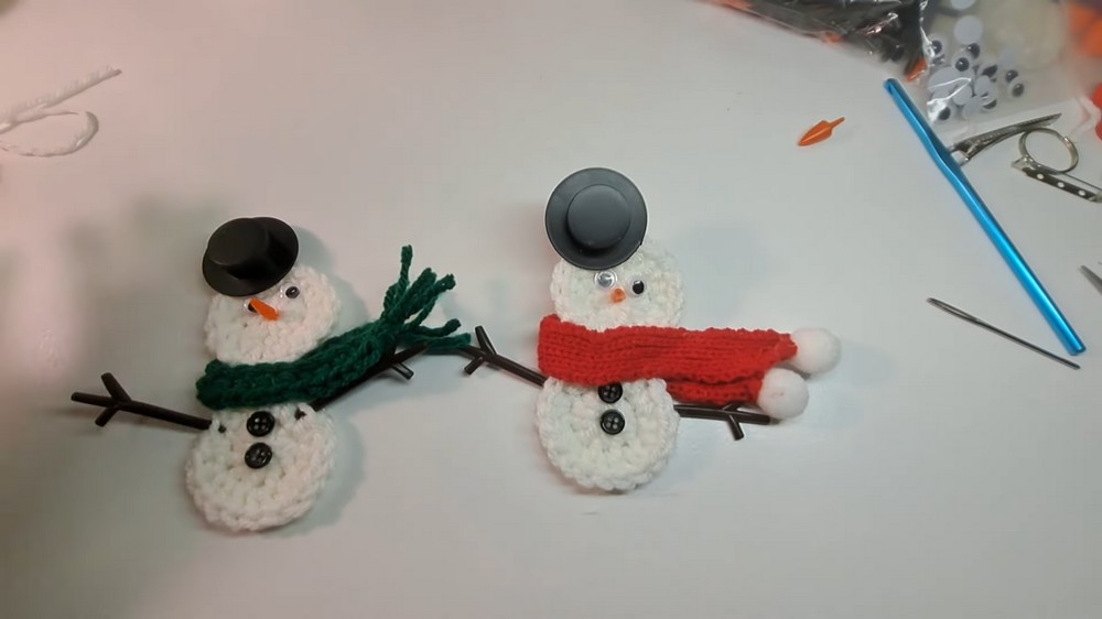 Crochet Simple Snowman