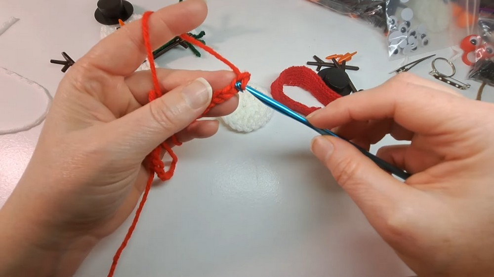 Crochet Simple Snowman