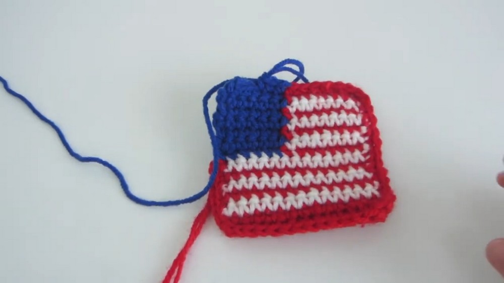 Crochet American Flag