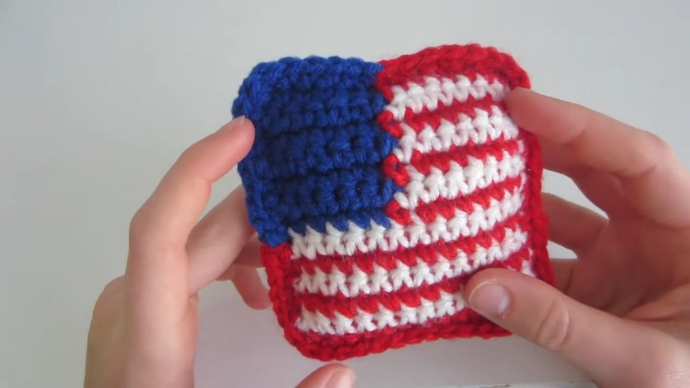 Crochet American Flag
