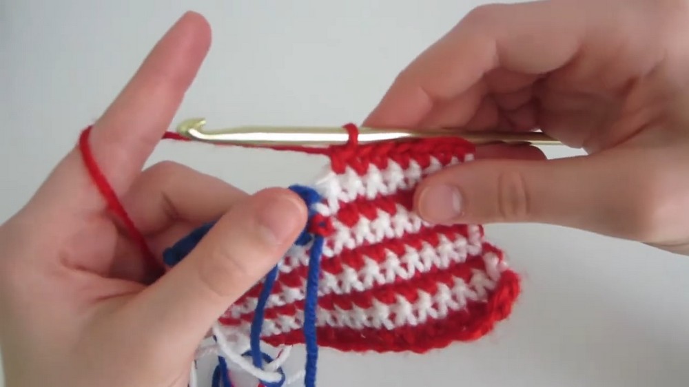 Crochet American Flag