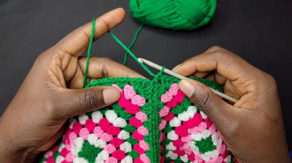 Crochet Granny Square Sweater Pattern