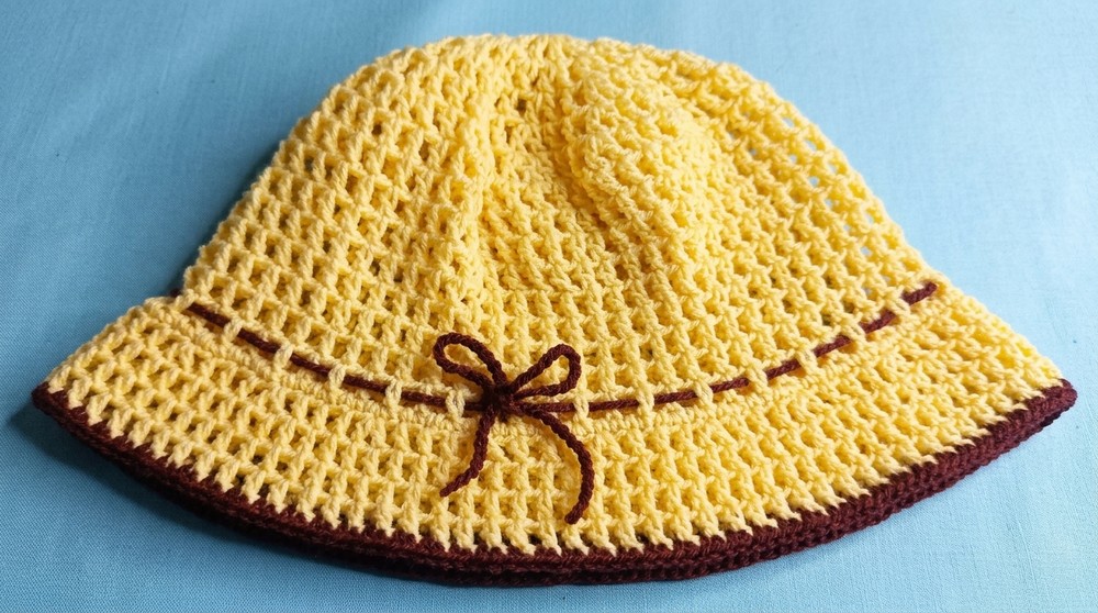 Crochet Bucket Sun Hat Pattern