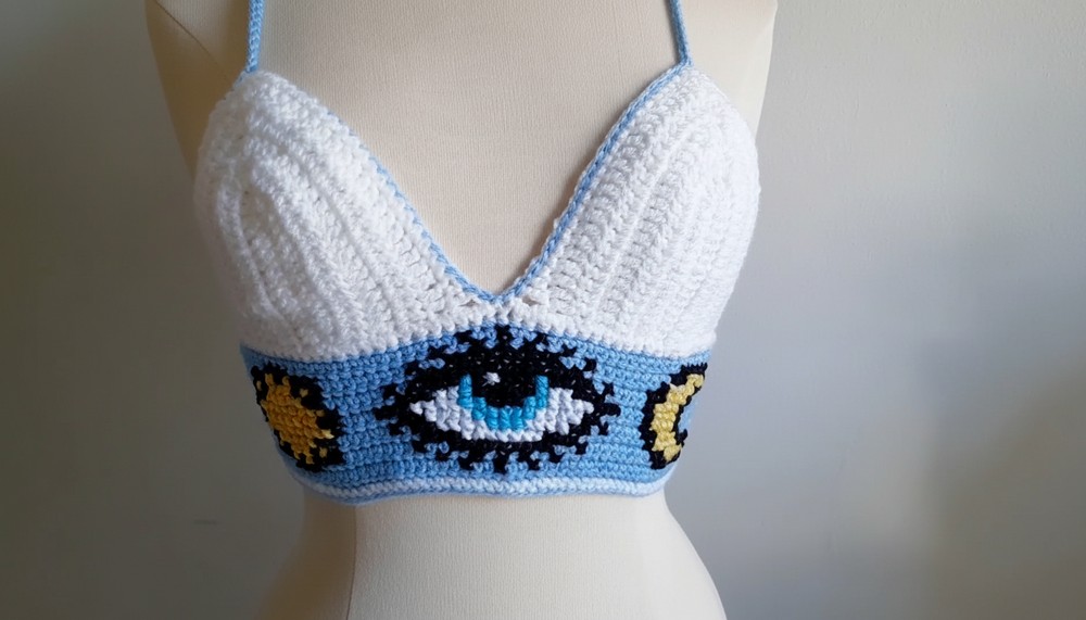 Crochet Halter Crop Top Pattern