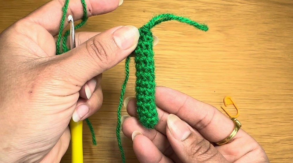 Crochet Tulip Keychain Pattern