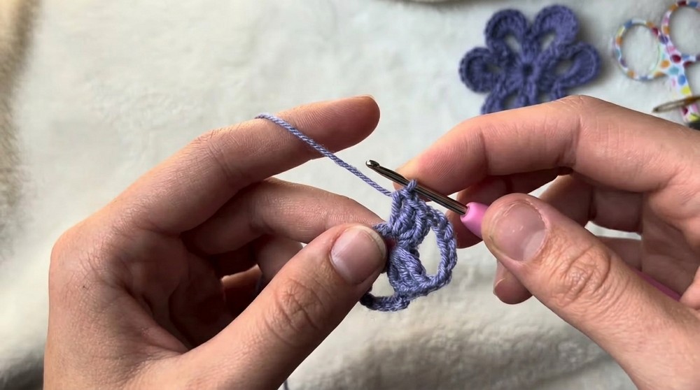 Crochet Flower Motif Top Pattern