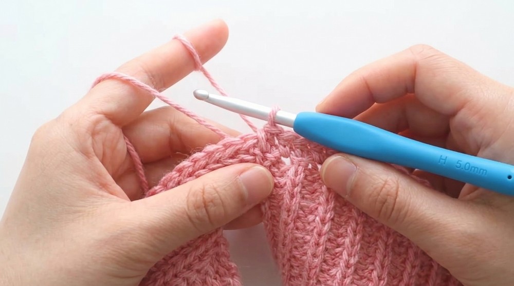 Crochet Ribbed Sweater