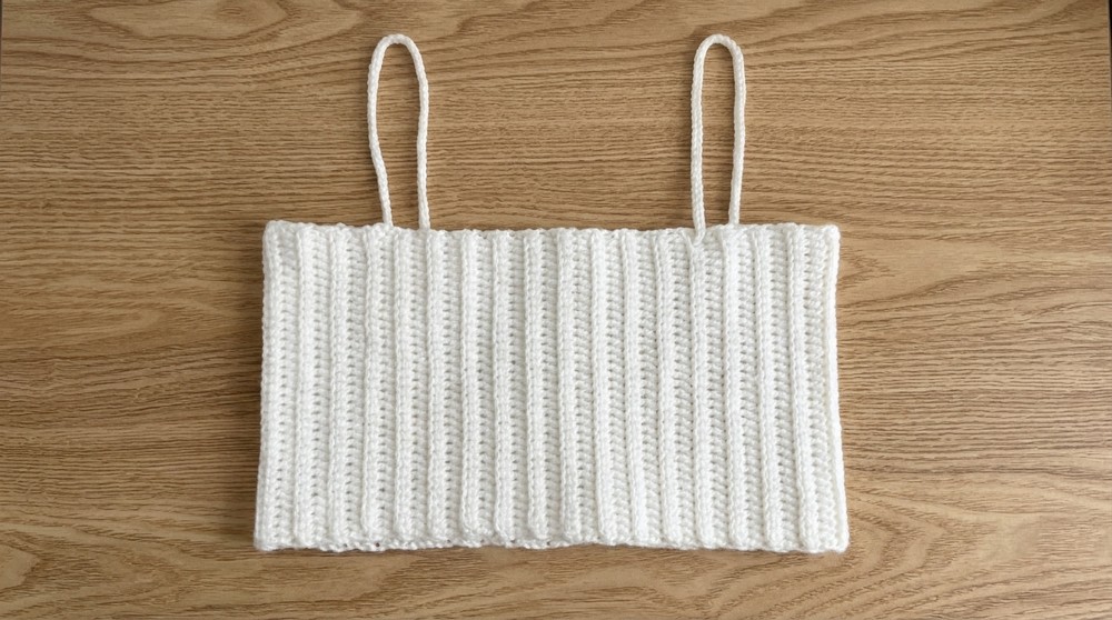 Crochet Ribbed Crop Top