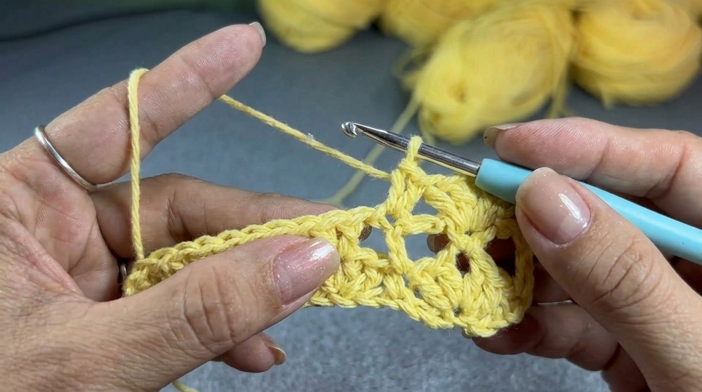 Crochet Striped Crop Top