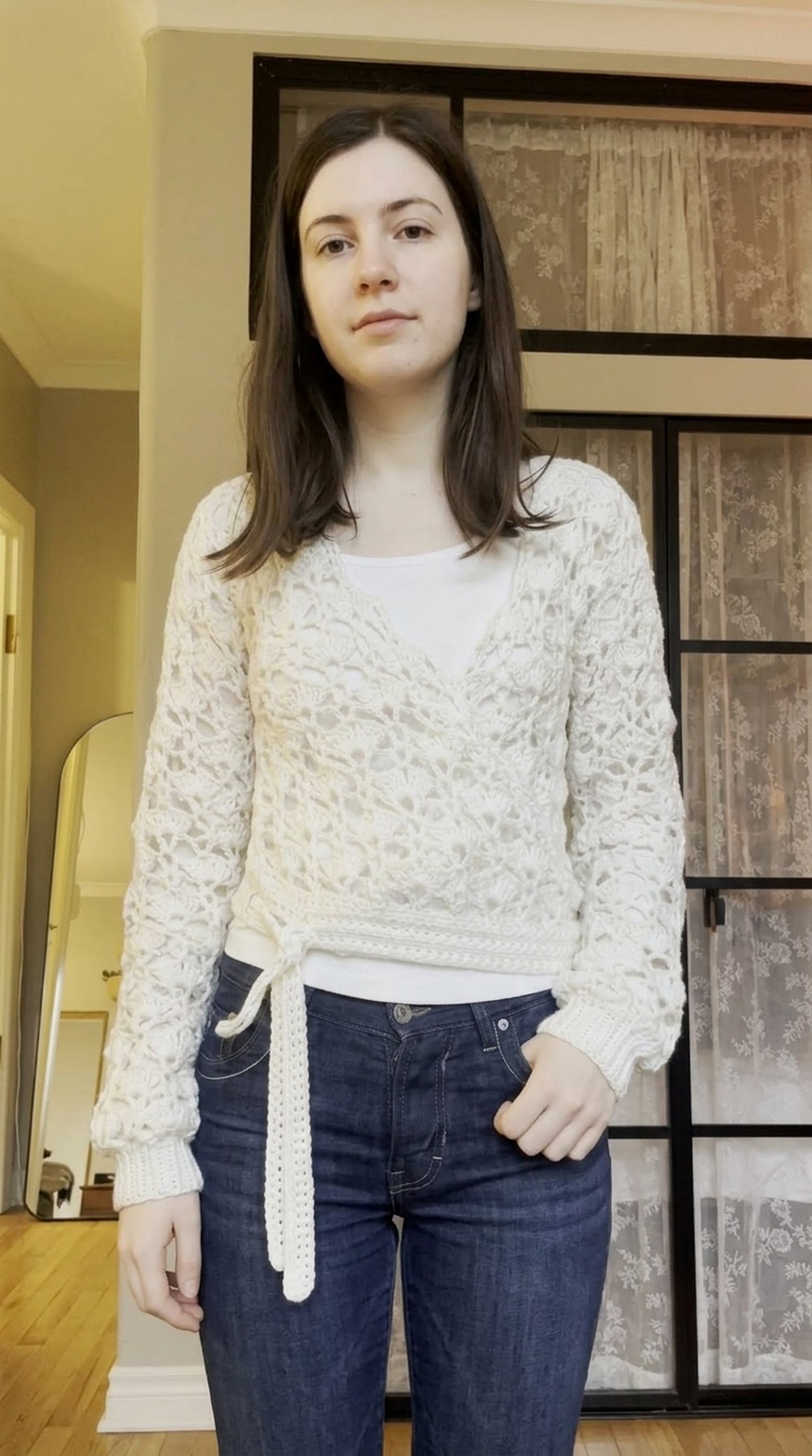 Crochet Wrap Sweater