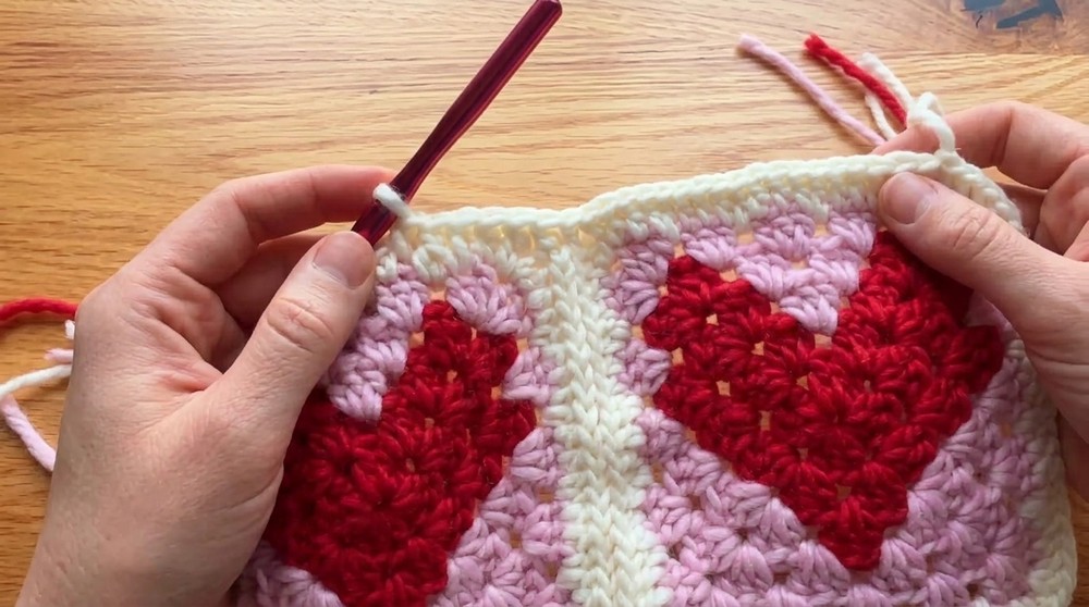 Crochet Heart Granny Cardigan Pattern