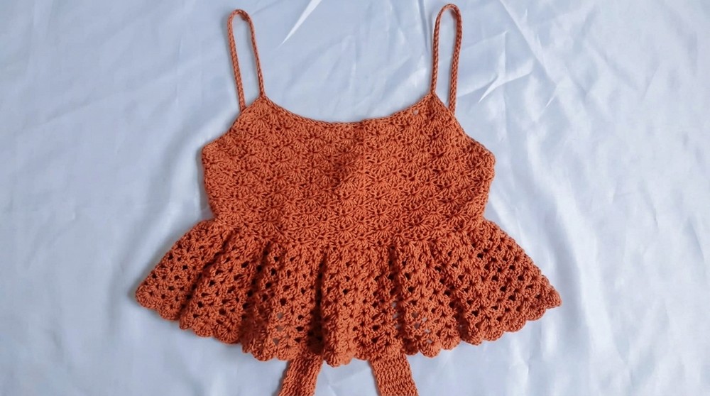 Crochet Peplum Crop Top Pattern
