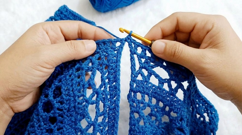 Crochet Diamond Lace Top Pattern