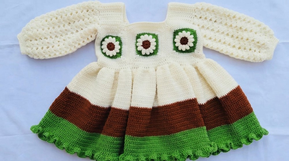 Crochet Dress Or Baby Frock Pattern