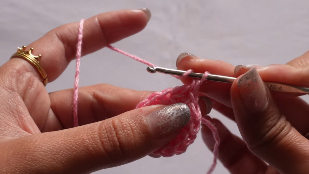 Crochet Heart Granny Square 