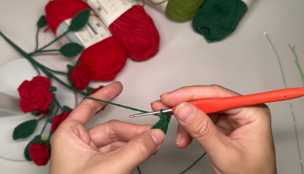 Crochet Roses Multi-head Pattern