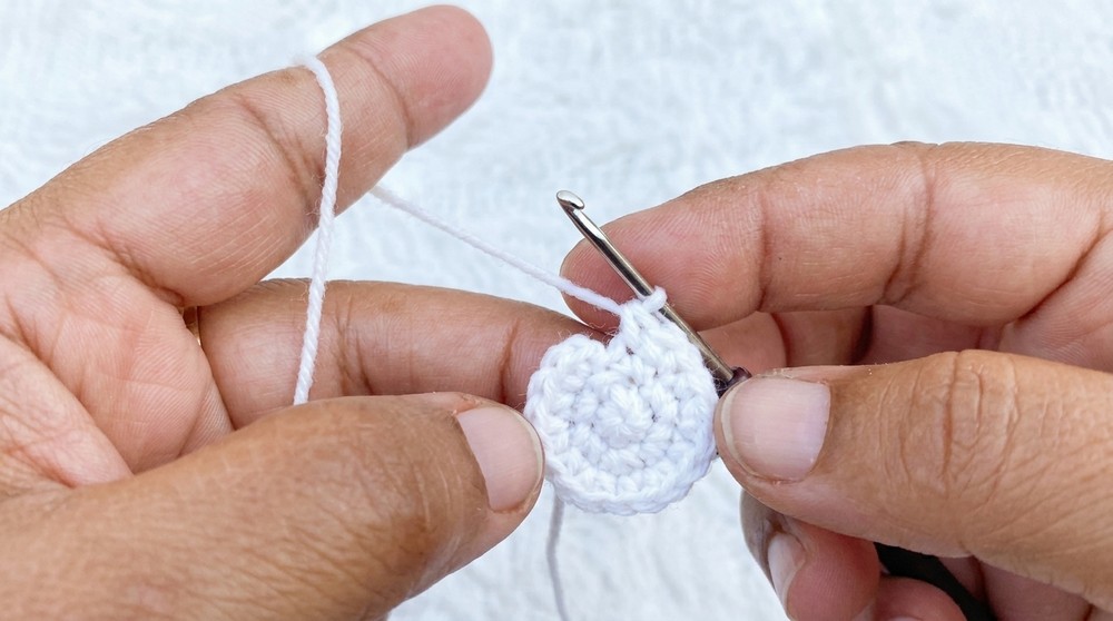 Crochet Coffee Cup Keychain