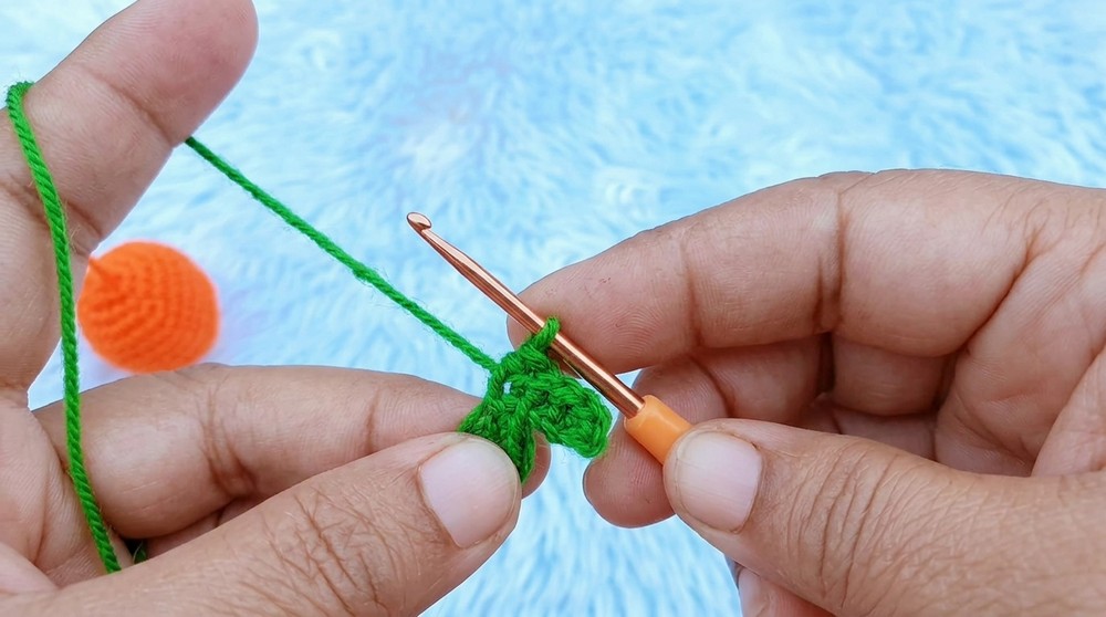 Crochet Fruit Keychain Pattern