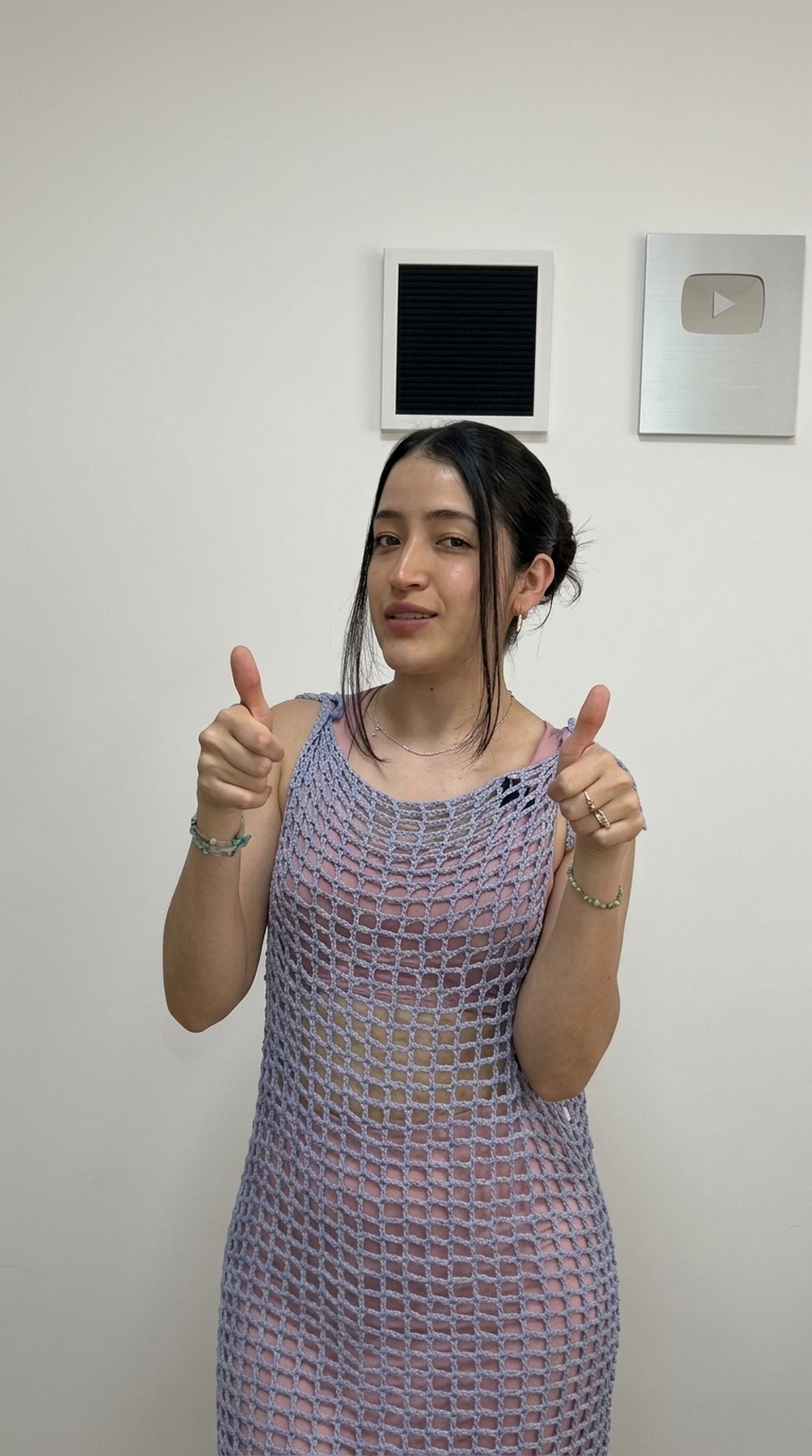 Crohet Mesh Beach Cover-up