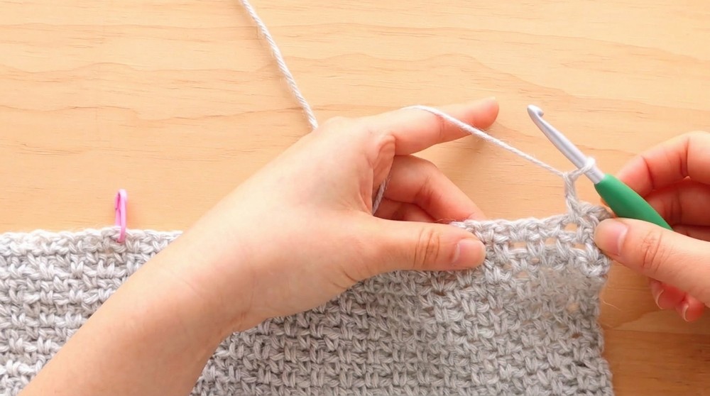 Crochet Striped Sweater