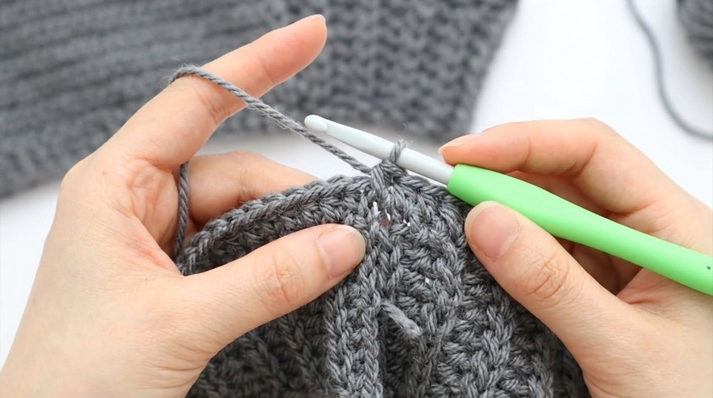 Crochet Oversized Crop Cardigan