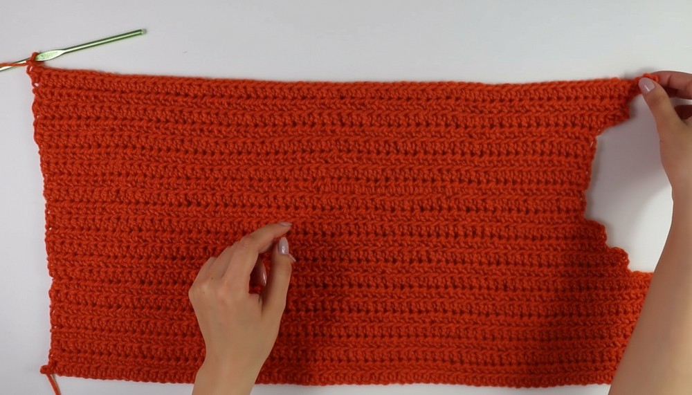 Crochet Fall Ribbed Sweater