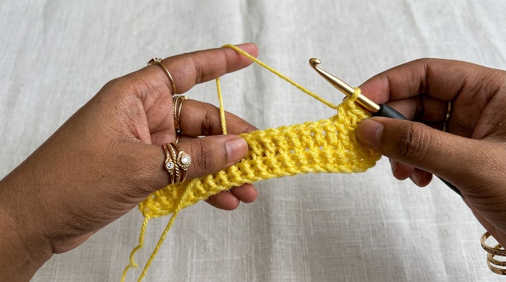 Crochet Ruffle Sleeve Crop Top Pattern