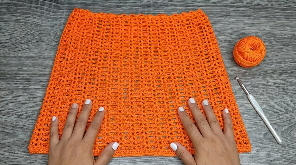 Crochet Beach Skirt Short