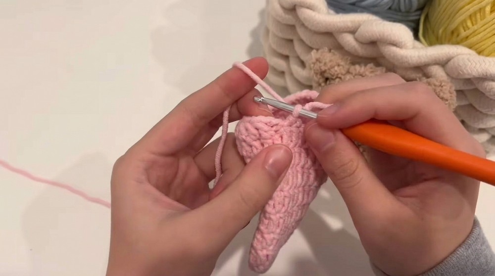 Crochet Drawstring Pouch