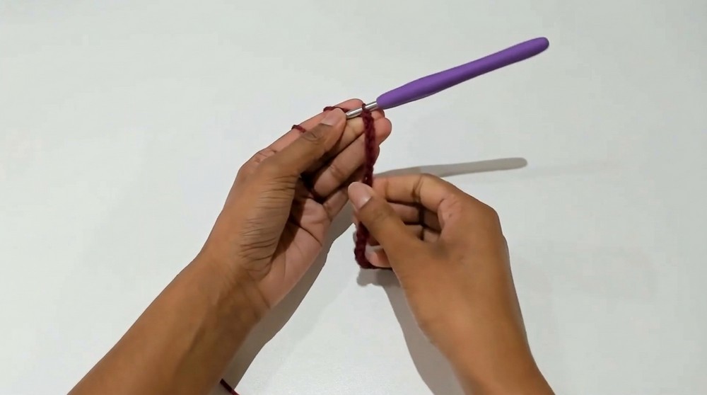 Crochet Bow Keychain