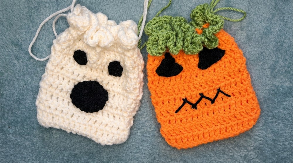 Crochet Halloween Pouch