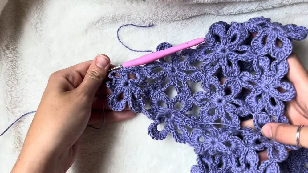 Crochet Flower Motif Top Pattern
