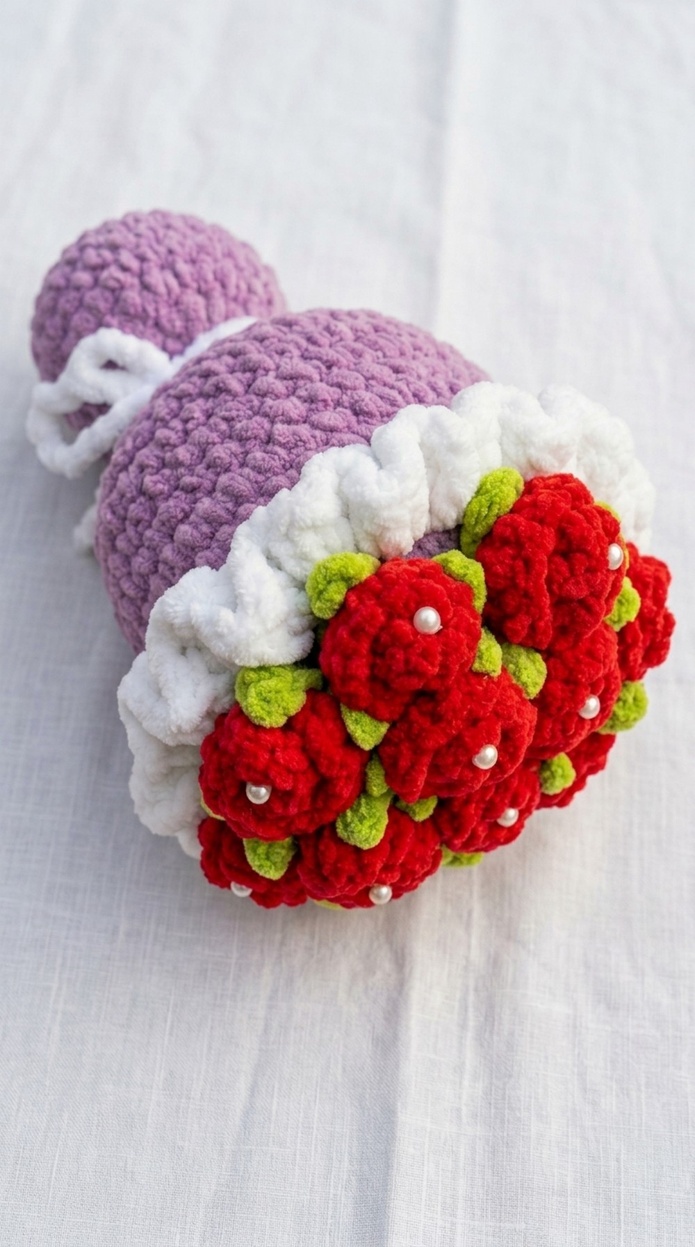 Crochet Rose Bouquet Flower Pattern