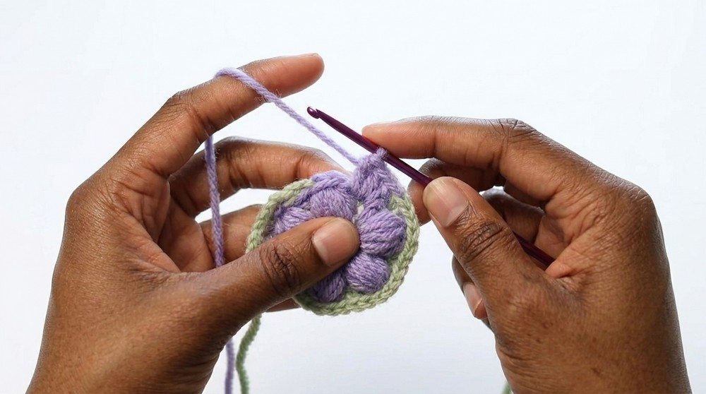 Crochet Lily Valley Bag Charm Pattern