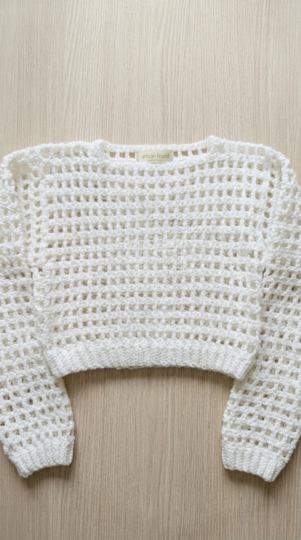 Crochet Mesh Long Sleeve Top Pattern