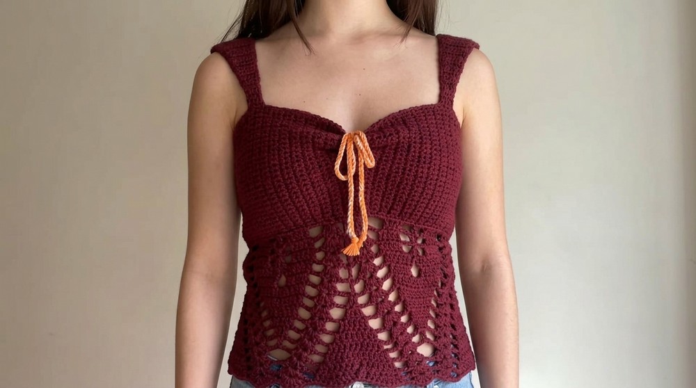 Crochet Fiona Lace Top Pattern