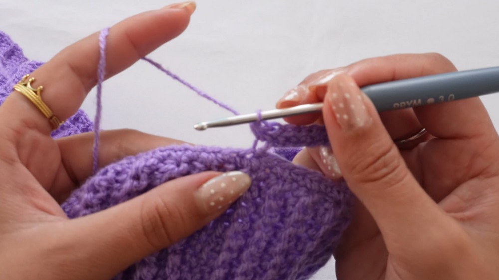 Crochet Ribbed Sweater