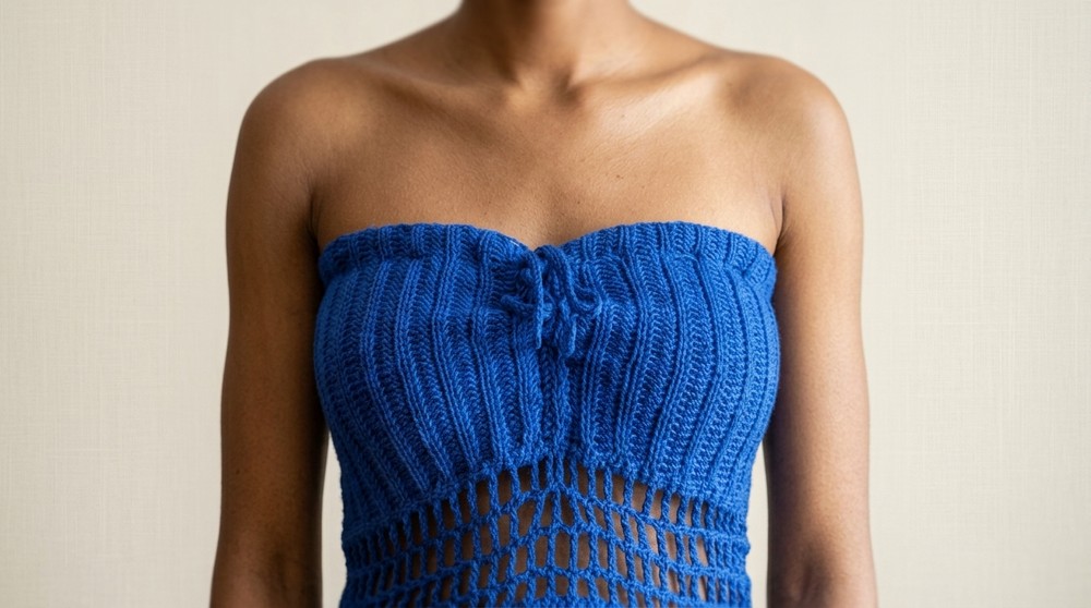 Crochet Mesh Tube Top Pattern