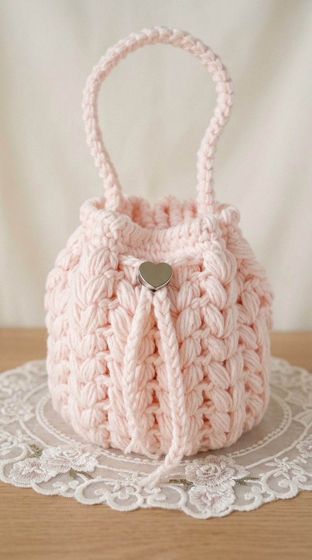 Crochet Drawstring Bag Pattern