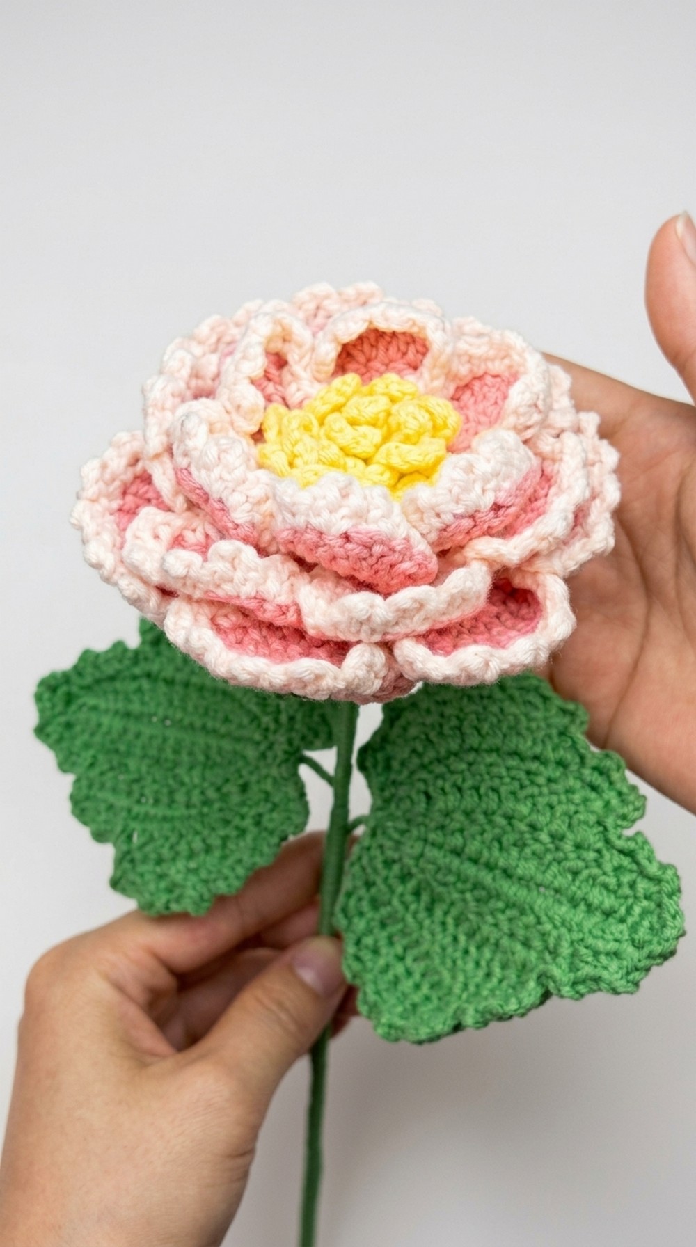 Crochet Peony Flower Pattern