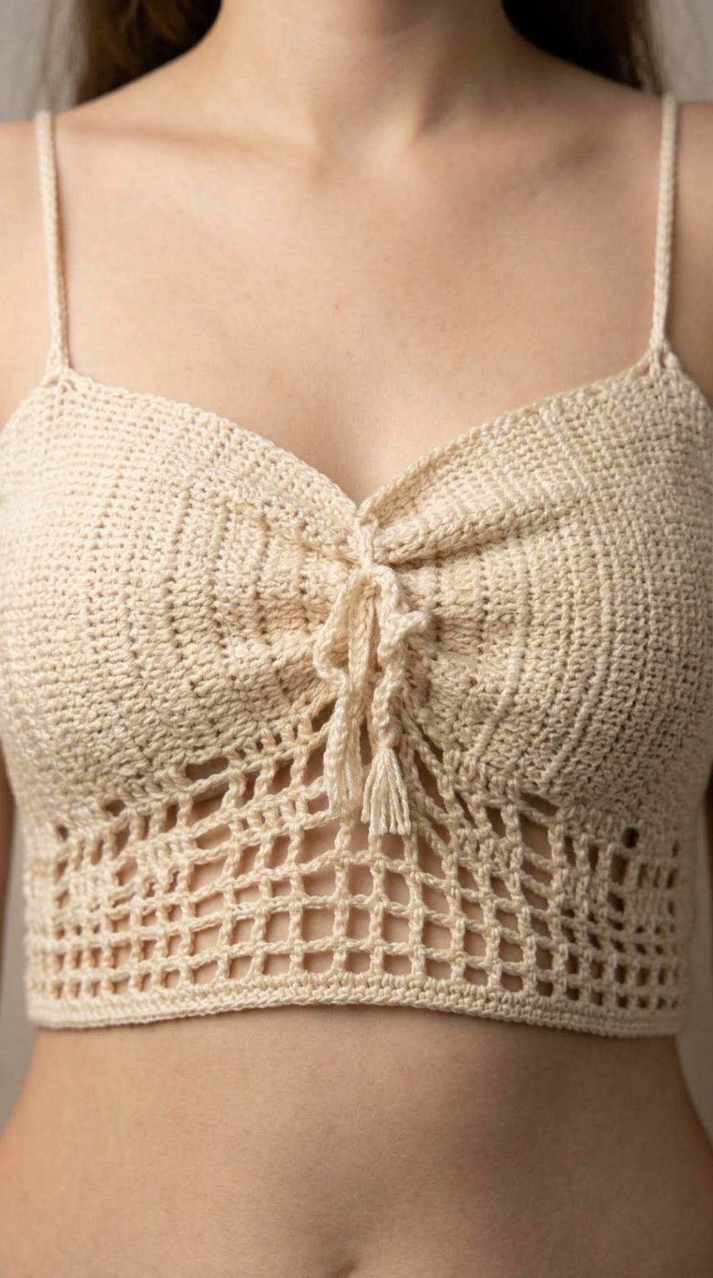 Crochet Halter Crop Top